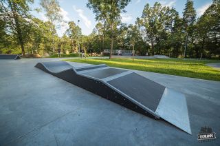 Wave skatepark in Rabka-Zdrój