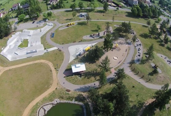 plaza de deportes en Olkusz