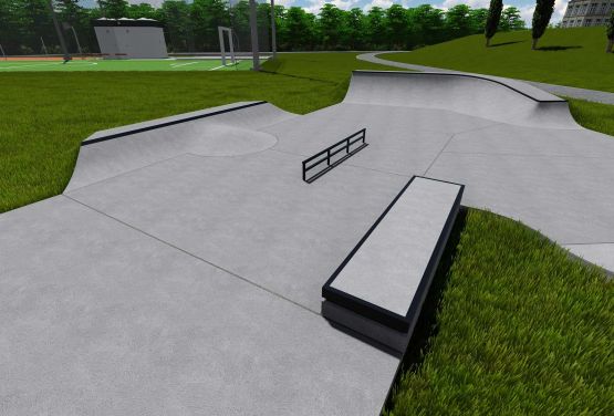 Skatepark in Kalwaria Zebrzydowska - design documentation