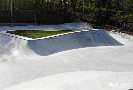 Skatepark de hormigón