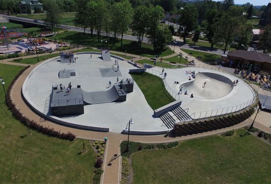 implementación skatepark para Wąchock