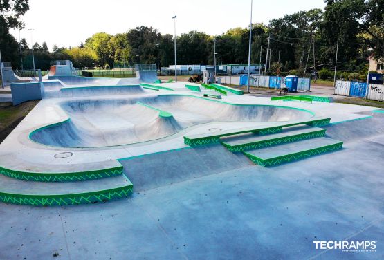 Skatepark en béton - Zielonka