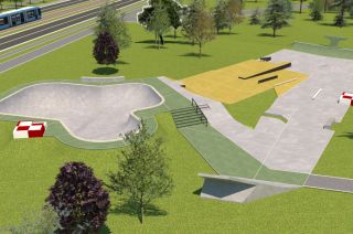 Skatepark in Park Lotników