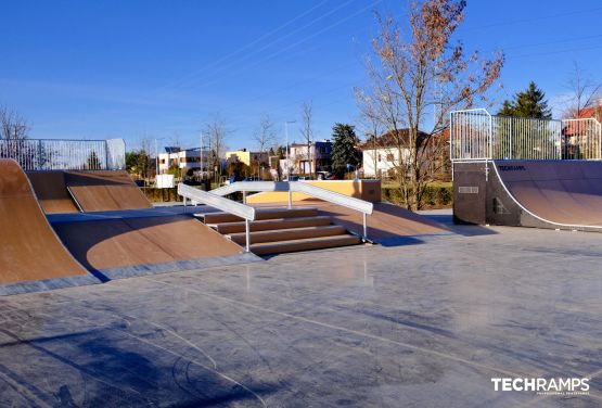 Parque de patinaje modular