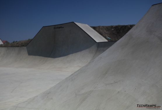 Konkreter Skatepark in Oppeln