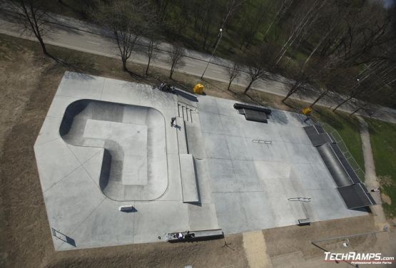 Skatepark Oświęcim - from above