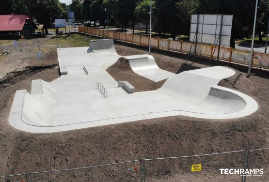 Techramps concrete skatepark