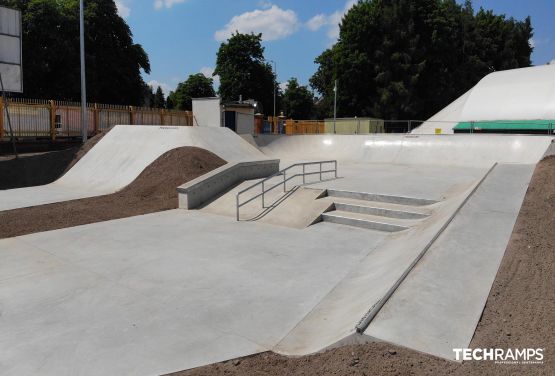 Techramps concrete skatepark