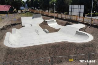 Skatepark en béton Techramps