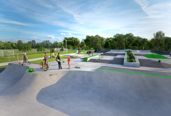 Concrete skatepark project - Jaworzno