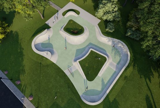 Visualization of the Slo Concept skatepark