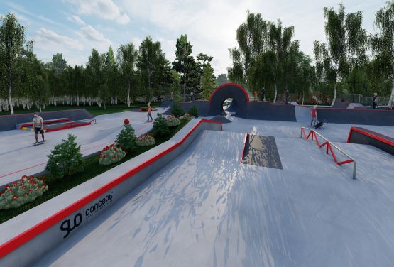 Skatepark-Entwürfe von Slo Concept