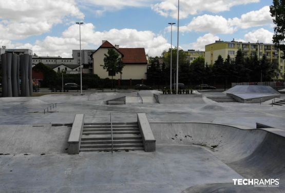 Skatepark en béton Techramps