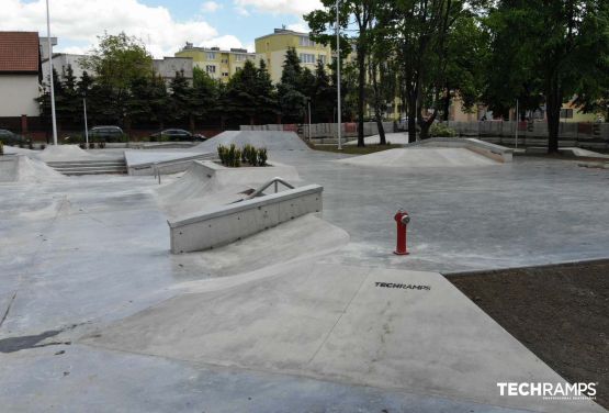 Skatepark de hormigón Techramps