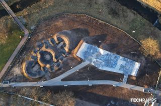 Concrete skatepark