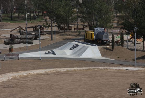 Skatepark-Element in Olkusz