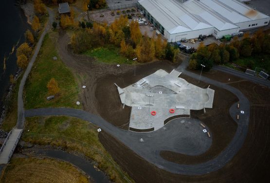 Skatepark w Lillehammer (Norwegia)