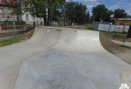 Concrete skate park in Przemyśl