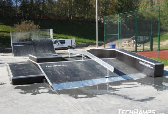 Modulaire skatepark - funbox