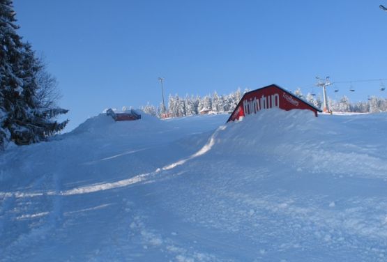 Białka Tatrzańska - widok na snowpark 