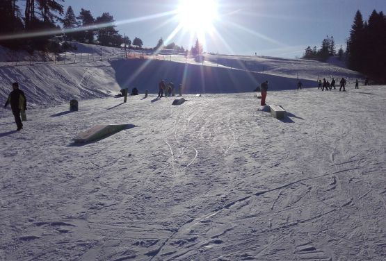 Snowpark in Polish city Słotwiny