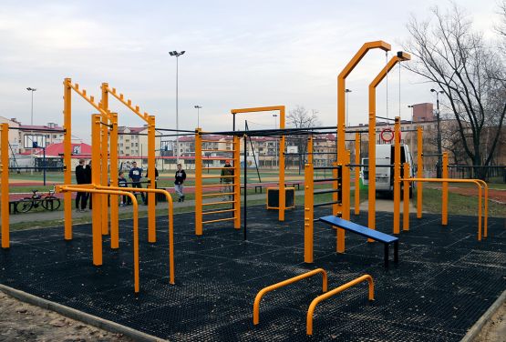 Area for street workout in Gliwice