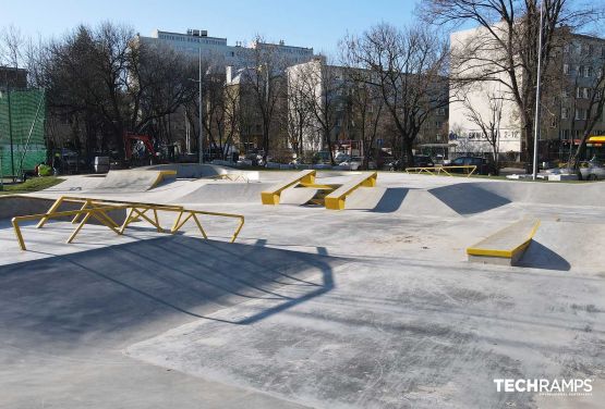 Concrete skatepark