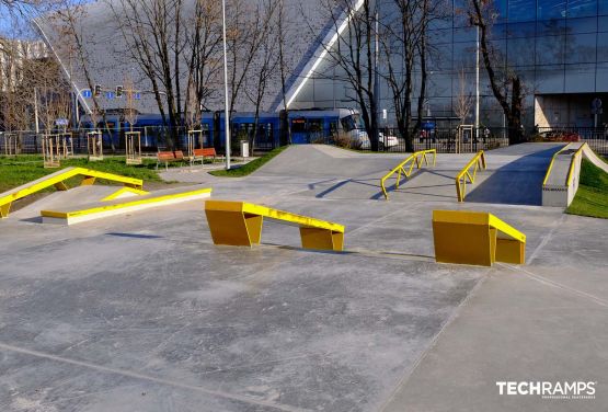 Concrete skatepark