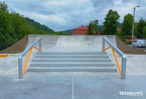 Skatepark aus Beton