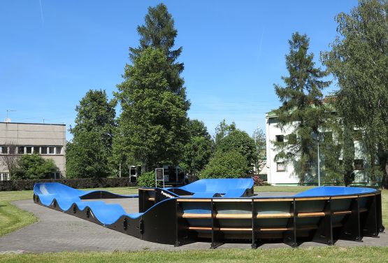 pumptrack modułowy w Pawłowicach
