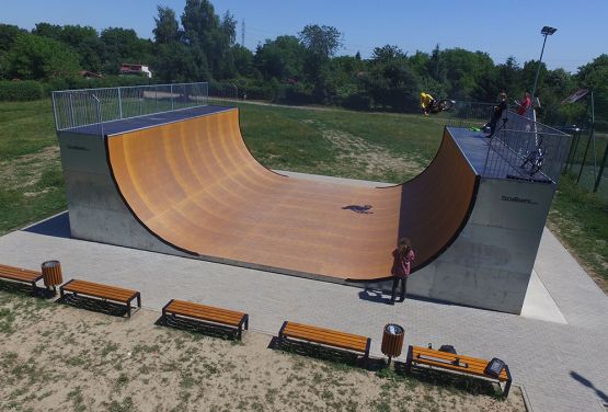 Vert Ramp - dron view- Cracow