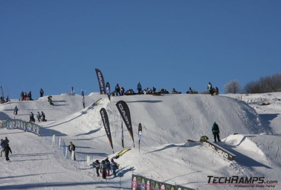 Snowpark in Witów (view at downhill ride)
