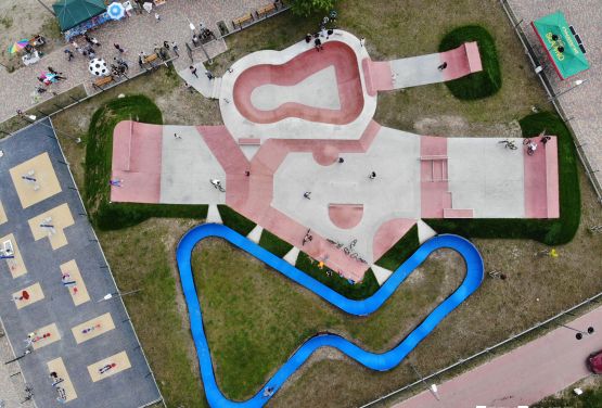 Sławno - skatepark and modular pumptrack