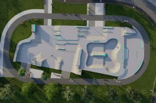 Visualisation du skatepark Slo Concept