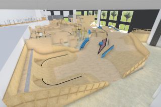 Skatepark and flowpark in Dubai 