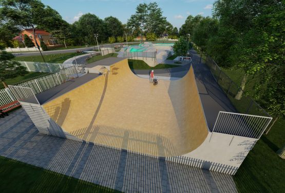 Visualisierung des Slo Concept Skateparks