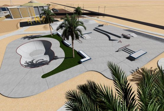 Skatepark en El Gouna 