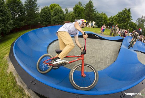 pumptrack modułowy w Pawłowicach