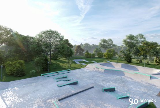 Візуалізація скейтпарку Slo Concept