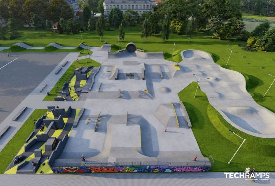 Проект бетонного скейт-парку - Мінськ Мазовецький