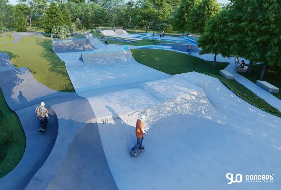 Візуалізація скейтпарку Slo Concept